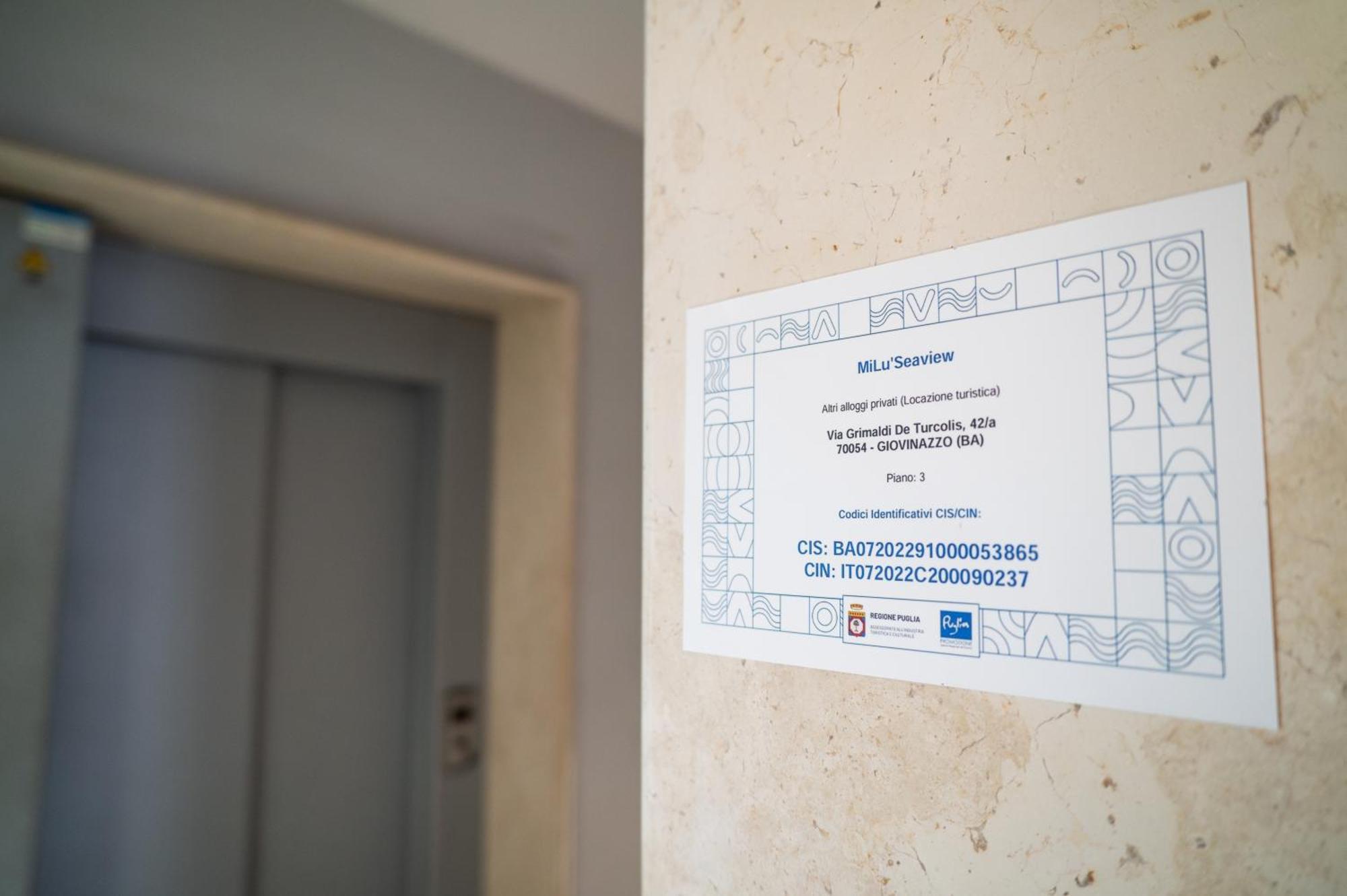 Ferienwohnung Milu'Seaview Ampia Casa Vista Mare Giovinazzo Exterior foto